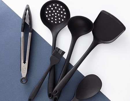 常用的矽膠（jiāo）廚具